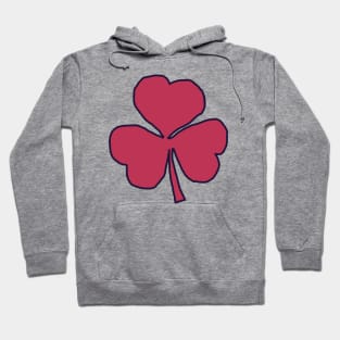 Viva Magenta Shamrock St Patricks Day Hoodie